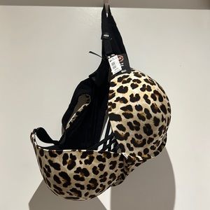 Torrid push up plunge cheetah print bra